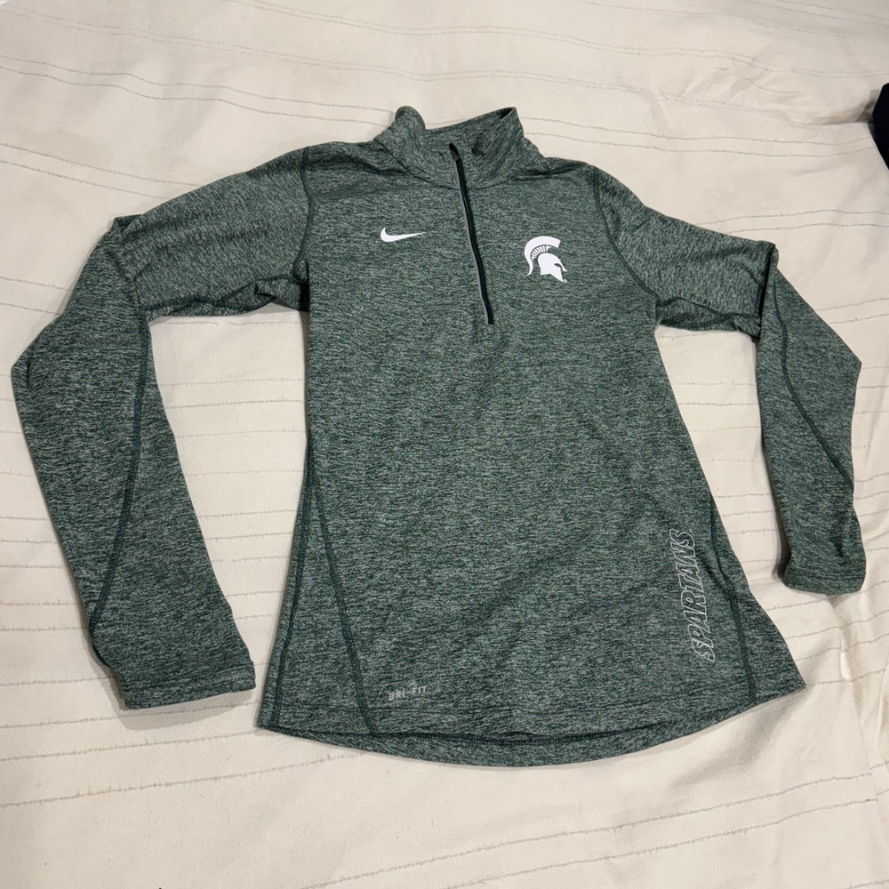Michigan State Nike Quarterzip